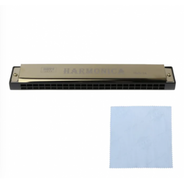 Muzicuta Harmonica cu 24 tonuri, din metal
