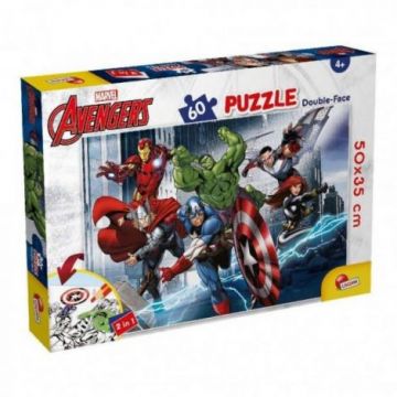 Puzzle de colorat - avengers (60 de piese)