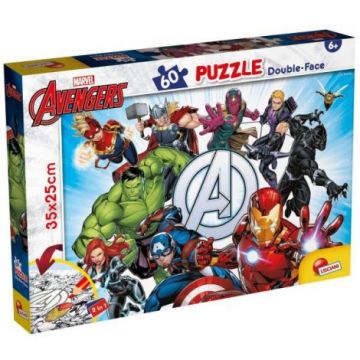 Puzzle de colorat - avengers (60 de piese)