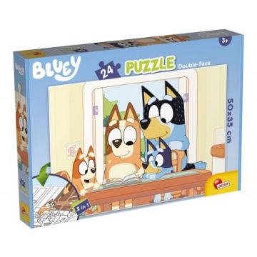 Puzzle de colorat - bluey (24 de piese)