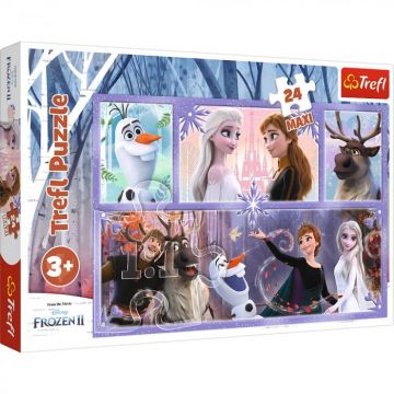 Puzzle Trefl 24 Maxi Frozen 2, O Lume Magica