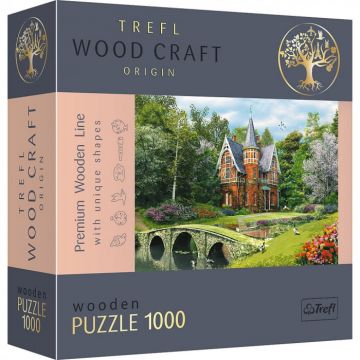 Puzzle trefl din lemn 1000 piese casa victoriana