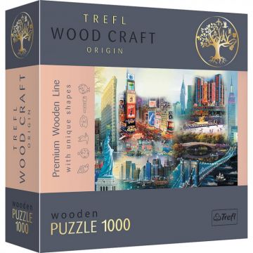 Puzzle Trefl din Lemn 1000 Piese - New York