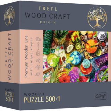 Puzzle Trefl din Lemn 500+1 Piese - Cocktailurile Colorate