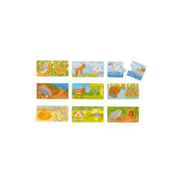 Goki - Puzzle duo de potrivire Habitate