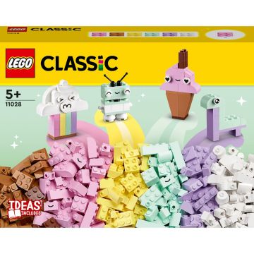 LEGO® Classic - Distractie creativa in culori pastelate 11028, 333 piese, Multicolor