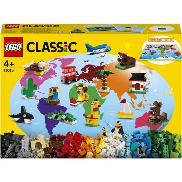 LEGO® Classic - In jurul lumii 11015, 950 piese