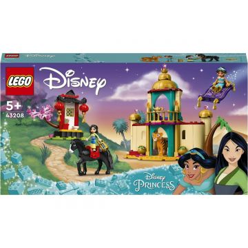 LEGO® Disney - Aventura lui Jasmine si Mulan 43208, 176 piese, Multicolor