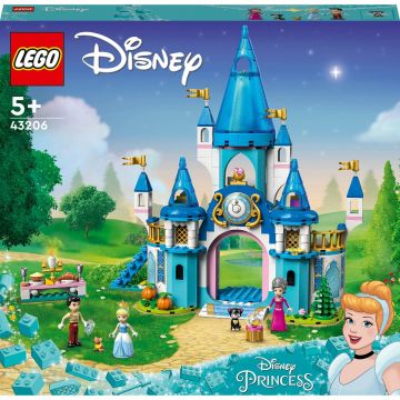 LEGO® Disney - Castelul Cenusaresei si al lui Fat-Frumos 43206, 365 piese, Multicolor