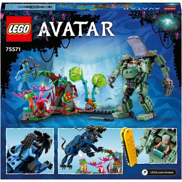 LEGO® Disney: Neytiri si Thanator contra Robotul AMP Quaritch 75571, 560 piese, Multicolor