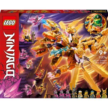 LEGO® NINJAGO: Ultra Dragonul de Aur al lui Lloyd, 989 piese, 71774, Multicolor