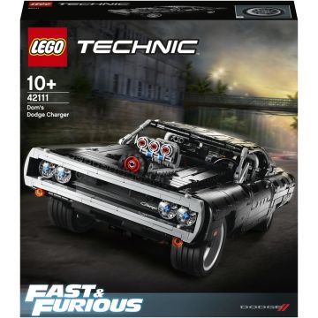 LEGO Technic - Dom's Dodge Charger 42111, 1077 piese, Multicolor