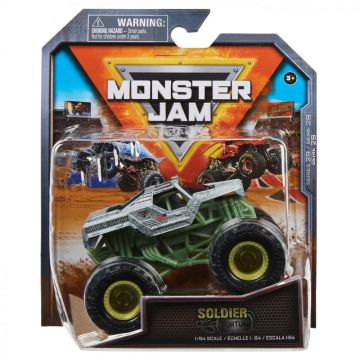 Monster Jam Masinuta Metalica Soldier Fortune Scara 1 La 64