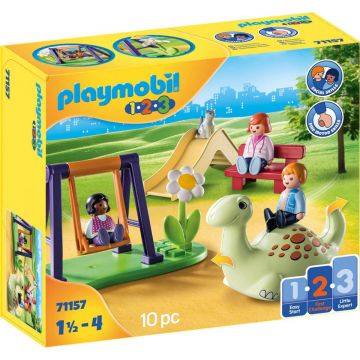 Playmobil 1.2.3 Loc de joaca pentru copii 71157, Multicolor