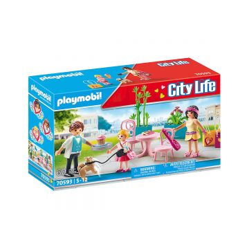 Playmobil City Life, Fashion, Pauza de cafea, 70593, Multicolor