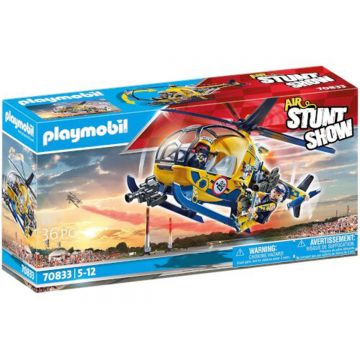 Jucarie Playmobil, Elicopter Cu Echipaj, 70833, Multicolor