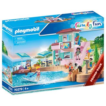 Playmobil Family Fun, Magazin de inghetata pe plaja, 70279, Multicolor