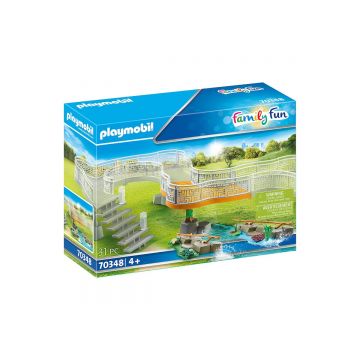 Playmobil Family Platforma pentru vederea gradinii zoo 70348, Multicolor