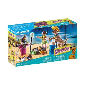 Playmobil Scooby-Doo, Aventuri cu doctorul vrajitor, 70707, Multicolor