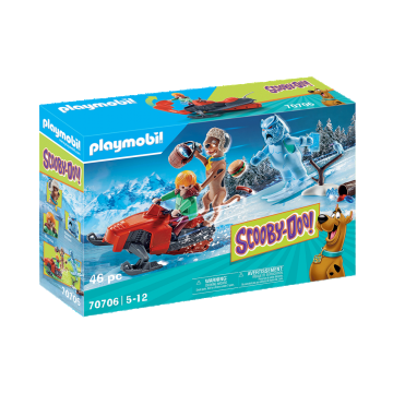 Jucarie Playmobil Scooby-Doo!, Aventuri cu fantoma zapezii 70706