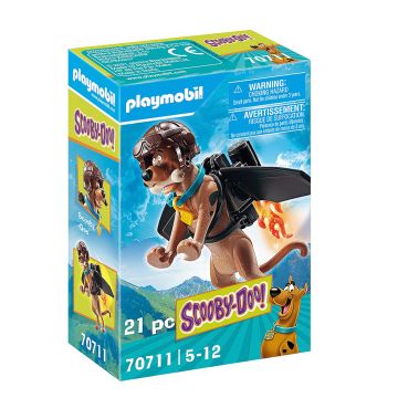 Playmobil Scooby-Doo, Figurina de Colectie, Scooby-Doo Pilot, 70712, Multicolor