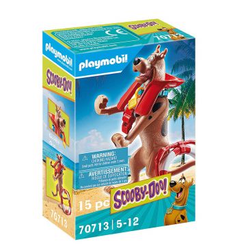 Playmobil Scooby-Doo, Figurina de Colectie, Scooby-Doo Salvamar, 70713, Multicolor
