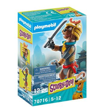 Playmobil Scooby-Doo, Figurina de Colectie, Scooby-Doo Samurai, 70716, Multicolor