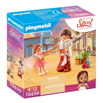 Jucarie Playmobil Spirit IV, Fetita Lucky si Mama Ei Milagro, 70699, Multicolor