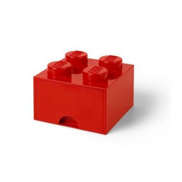 Sertar de birou LEGO  40201730, 2x2 (Rosu)