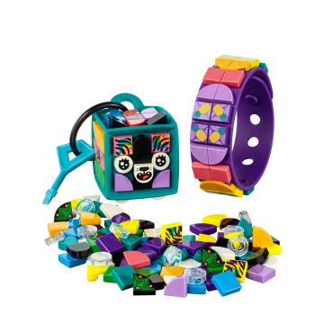 Dots Neon Tiger Bracelet & Bag Tag 41945