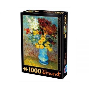 Puzzle 1000 Vincent Van Gogh - Flowers in Blue Vase