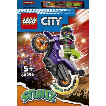 Lego City - Stuntz motocicleta de cascadorie pe roata din spate 5 ani+ (60296)