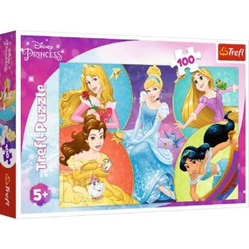 Puzzle 100. Disney Princess: Intalniti printesa dulce