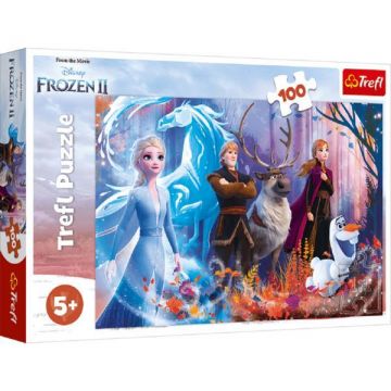 Puzzle 100 trefl frozen 2 lumea magica