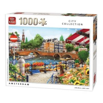 Puzzle 1000 piese, Amsterdam