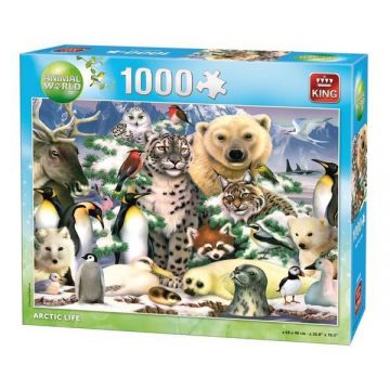 Puzzle 1000 piese, Animal World- Arctic Life