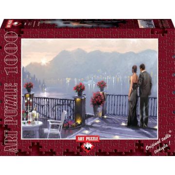 Puzzle 1000 piese - Lake Café-RICHARD MACNEIL