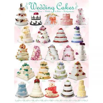 Puzzle 1000 piese Wedding Cakes