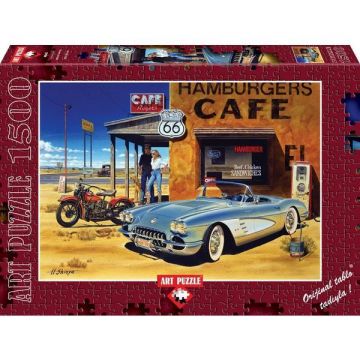 Puzzle 1500 piese - Arizona Café-HIROAKI SHIOYA