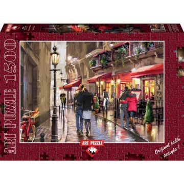 Puzzle 1500 piese - Nightime Café-RICHARD MACNEIL