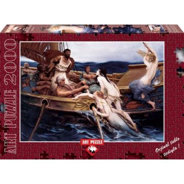 Puzzle 2000 piese - Ulysses And The Sirens-H. JAMES DRAPER