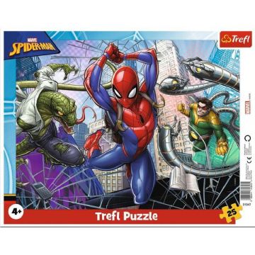 Puzzle 25. Plansa curajosul Spiderman