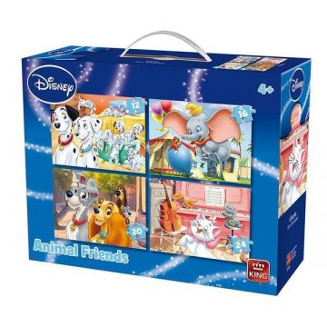 Puzzle 4 in 1, Animal Friends