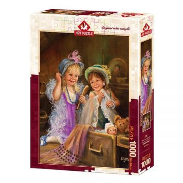 Puzzle Beauties In Attic, 1000 piese