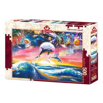 Puzzle Universal Dolphins, 500 piese