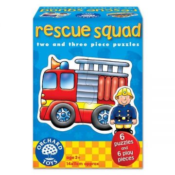 Set 6 Puzzle Echipa De Salvare (2 Si 3 Piese) - Rescue Squad