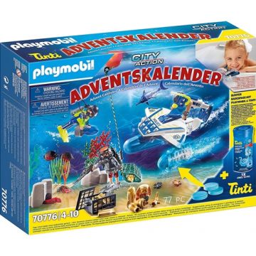 Calendar de Craciun Playmobil Politia Subacvatica