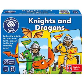 Joc Educativ Orchard Toys Puzzle Cavaleri si Dragoni