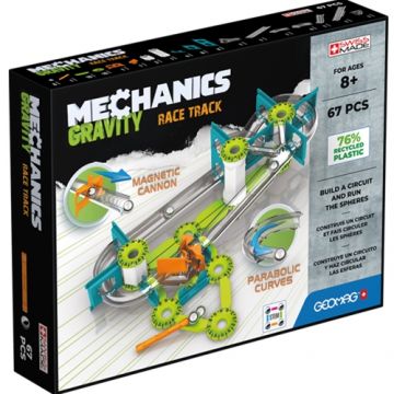 Set de Constructie Geomag Magnetic Mechanics Gravity Race Track, 67 piese