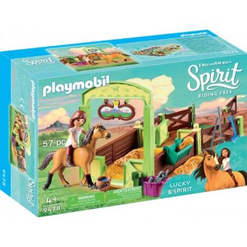 Set de Constructie Playmobil Spatiu Ingrijire Cai Lucky and Spirit